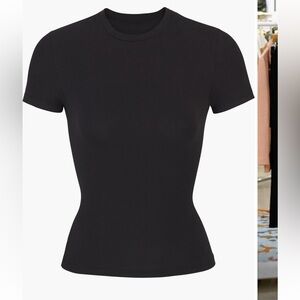 Skims Stretch Cotton Jersey T-shirt